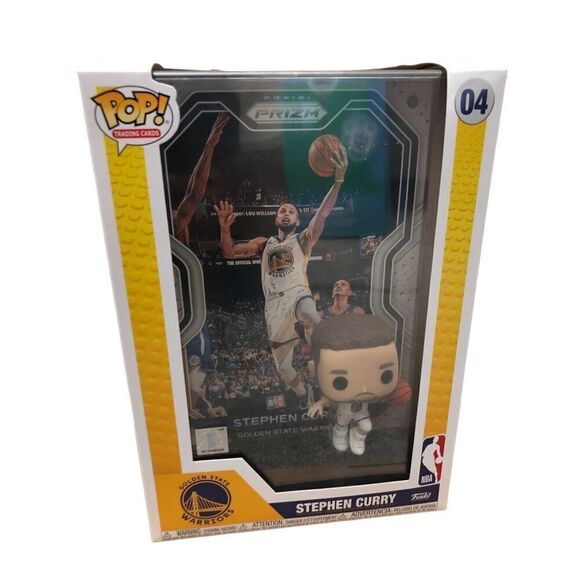 Golden State Warriors Steph Curry Funko Pop #04 NBA Trading Cards - Picture 1 of 4